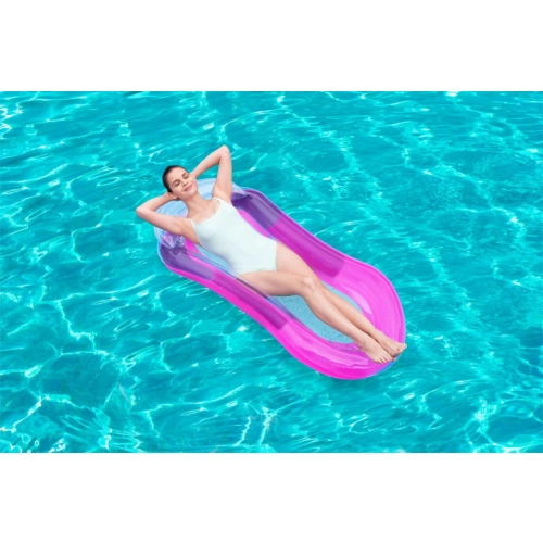 Dmuchany Materac Siateczkowe Dno Fioletowy BESTWAY 43103